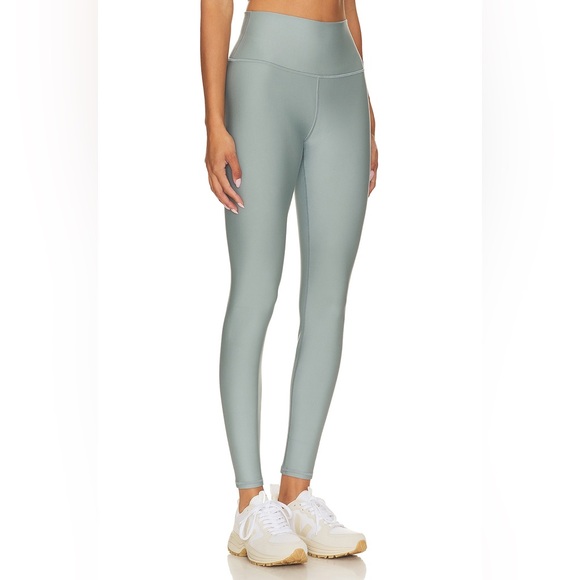 Alo Yoga 7/8 High-Waist Airlift Leggings - Light Green | M - Picture 15 of 16